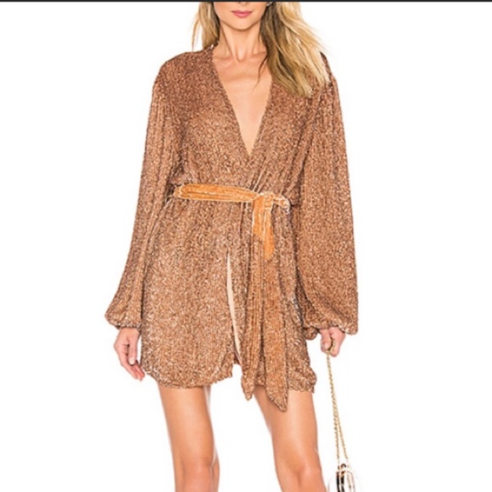 Retrofete Gabrielle Robe Bronze